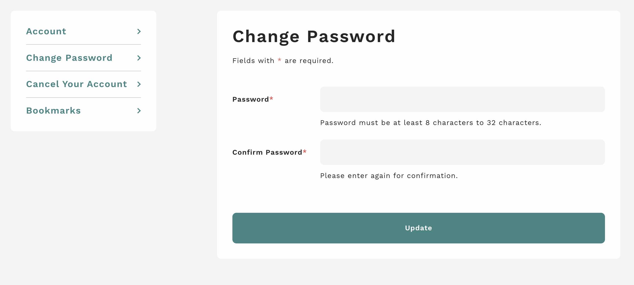 Change Password